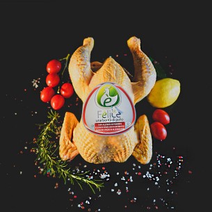 Pollo felice intero